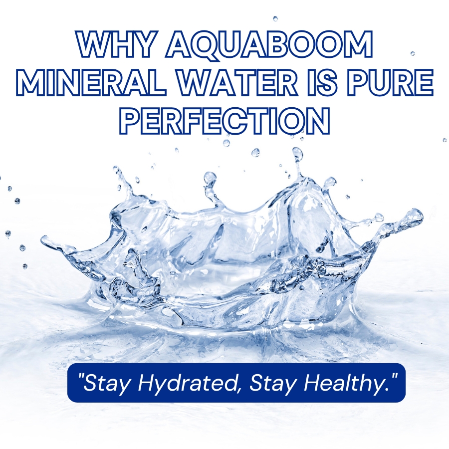 Stay Hydrated, Stay Healthy | AquaBoom Mineral Water Benefit